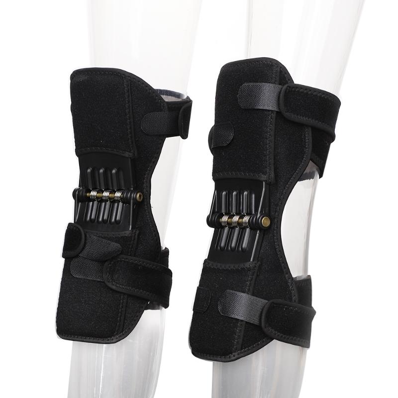 

1 pair Joint Support Knee Pad Breathable Non-slip Lift Pain Relief for Knee Power Spring Force Stabilizer NEW, 1pc