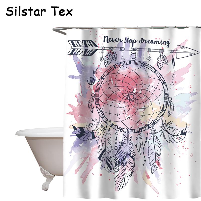 

Silstar Tex Beautiful Dreamcatcher Curtain Shower Dream Catcher Curtains For Girls Boys Gift