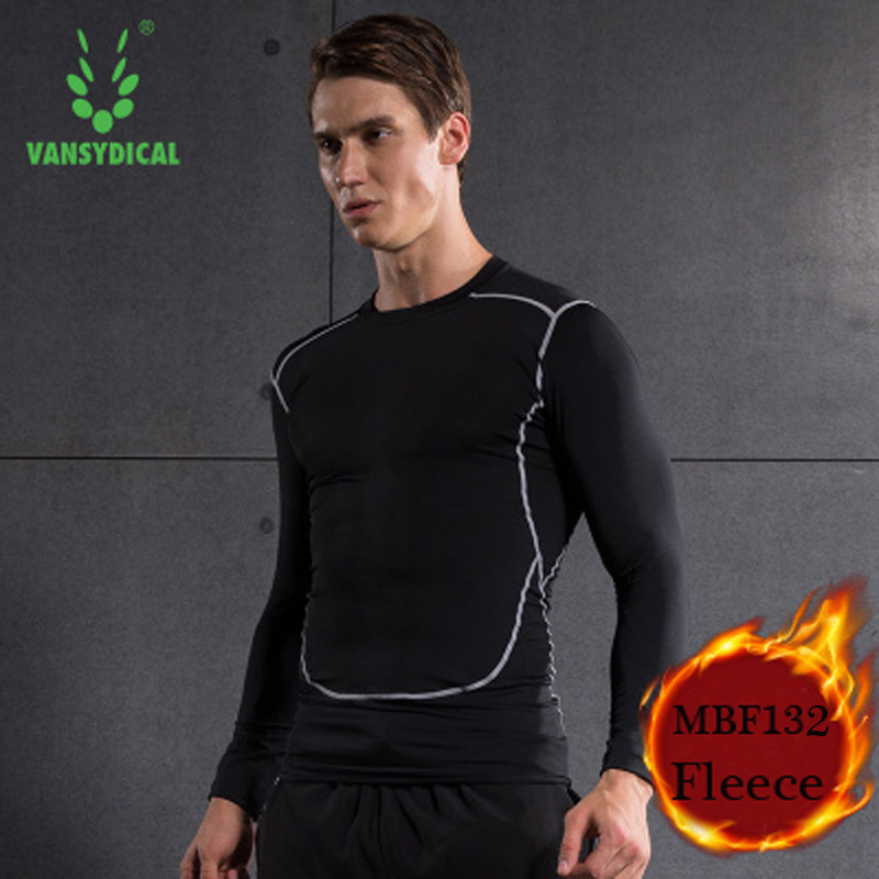 

Men' Sport Compression Shirt Tights Base Layer Fitness Spandex Fleece Running Long Sleeve Bodybuilding Clothes Gym T-shirt, Jsycx2015003