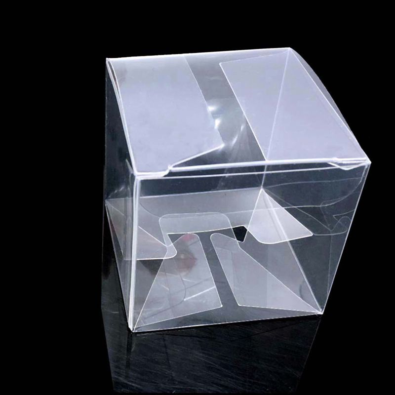 

50Pcs 5*5*5cm PVC Transparent Square Gift Boxes Wedding Favor Party Favor Candy Box Souvenirs Packinng Christmas Decorations