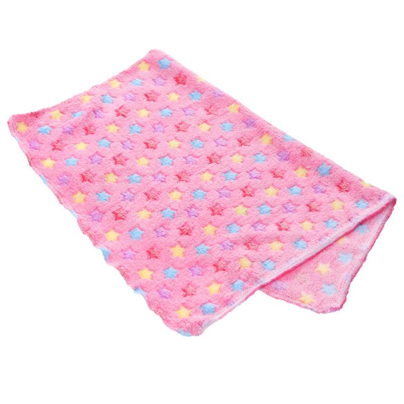

Comfortable Pet Dog Cat Blanket Soft Cushion for Pet Sleeping Playing Resting 40x60cm (Pink