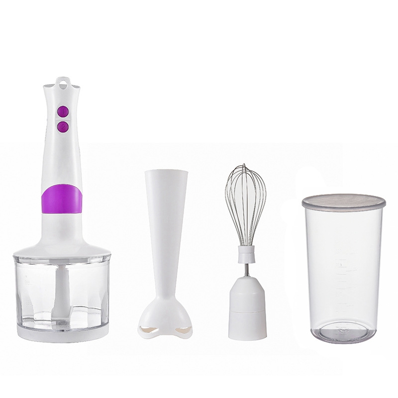 

3-Piece Set of Children's Supplement Eggbeater, Household Three-In-One Handheld Electric Mixer,EU Plug