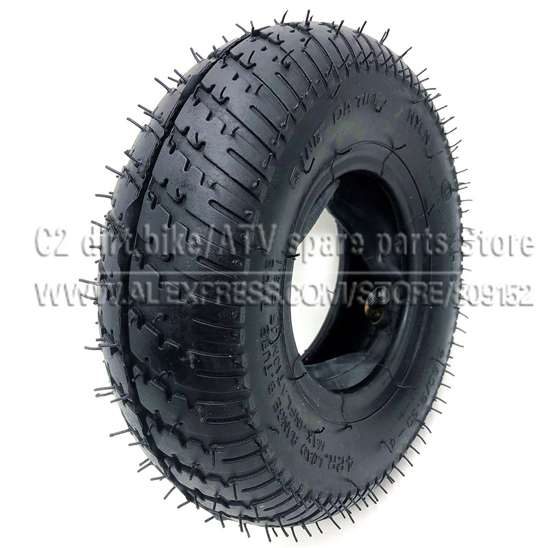 

2.80/2.50-4Tire with Inner Tube 2.80/2.50-4 fits Gas / Electric Scooter ATV Elderly Mobility Scooter Motorcycles bikecle