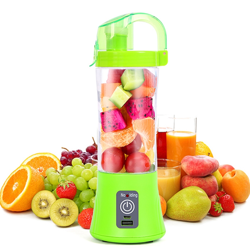

380ML Portable Blender Juicer Cup USB Rechargeable Electric Automatic Vegetable Fruit Citrus Orange Juice Maker Cup Mixer Bottle
