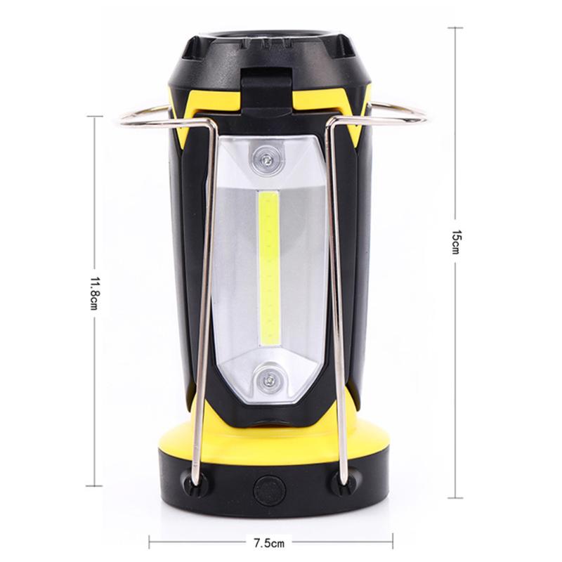 

3-in-1 LED Camping Lantern Rechargeable Light for Hiking Desk Lamp Fishing Outdoor DC120