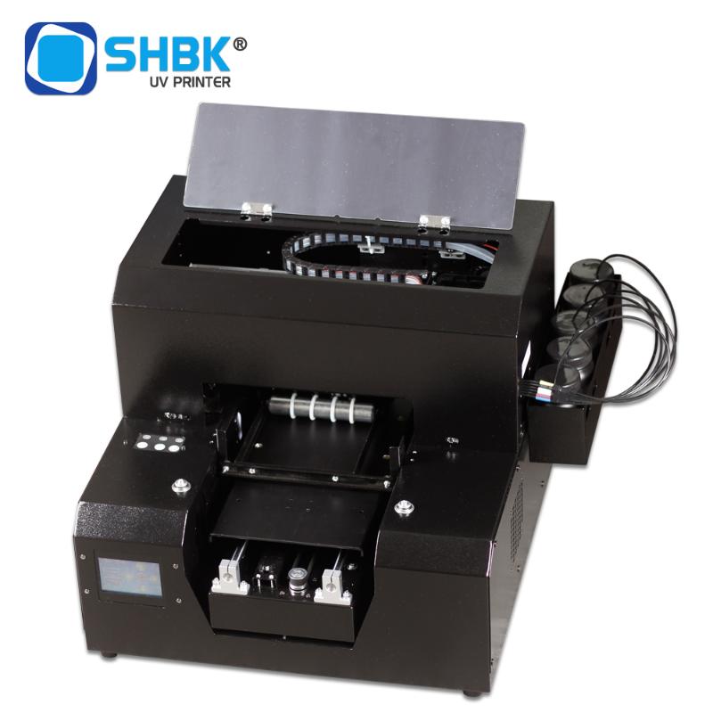 

A4 size UV flatbed printer for PVC card metal wood pen mugs printing machine 6 colors continuous ink supply