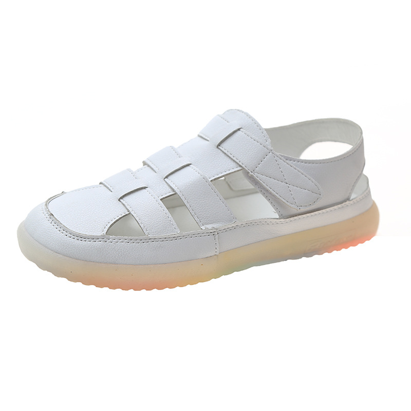 

Summer 2020 stylish Jelly Flat beach slippers for women wearing sandals on Instagram trends women shoes, Beige