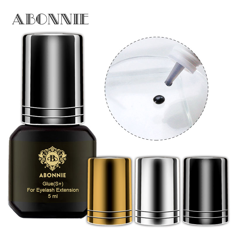 

Abonnie 5ml Eyelash Extension Glue 0.5-2 Seconds Fast Drying Pro Lash Black