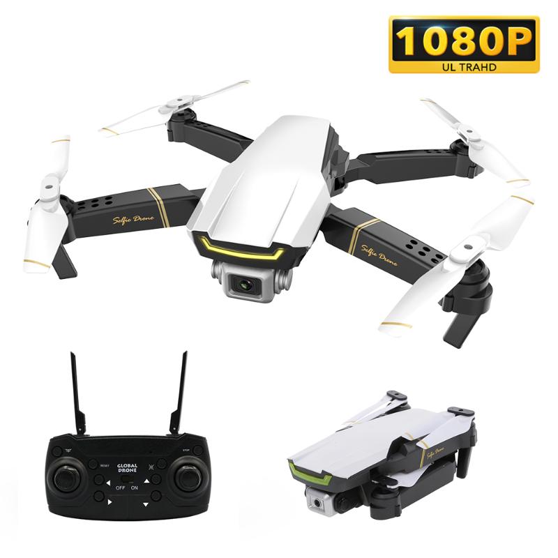 

Global GW89 Wifi FPV RC Drone with 1080P Camera HD Gesture Photo Video Altitude Hold Foldable RC Quadcopter Dron Toys Gift Kids