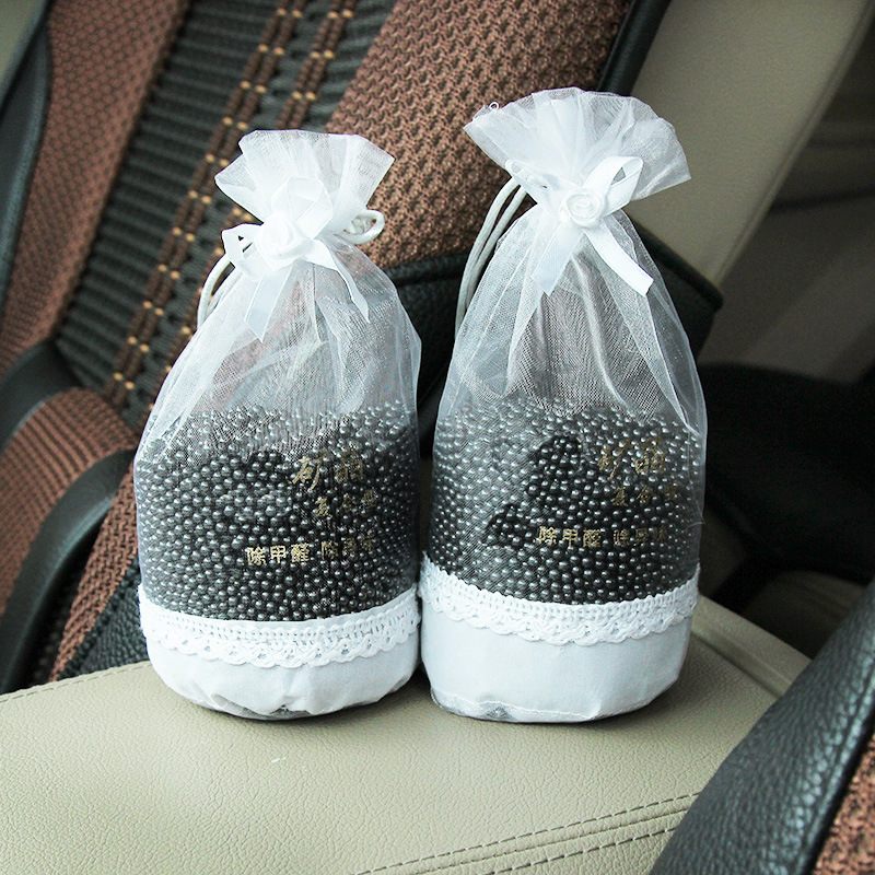 

Interior Decorations Nano-crystal Activated Carbon Air Purifying Bag Natural Car Freshener Bamboo Charcoal