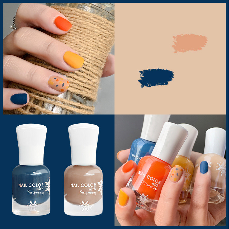 

2020 Esmalte de uñas Avocado Scrub Nail Polish 60 Style Matte Black Nail Polish Scrub Sets Bright color Nail Art, Customize