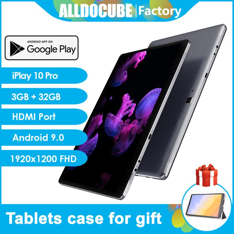 

Alldocube iPlay10 Pro Tablets 10.1 inch Tablet Andorid 9.0 RAM 3GB ROM 32GB MT8163 Quad Core Bluetooth 4.0 Dual WIFI Tablet pc, Black