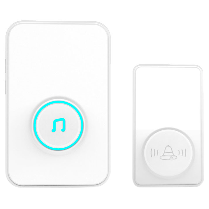 

One To One Wireless Self-Generating Doorbell, Home, Long Distance, No Battery, Self-Powered Eu Plug