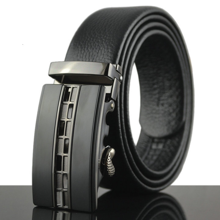 

Reversible Classic Real Leather Belts Men's Vintage Belt Mens Textured Buckle