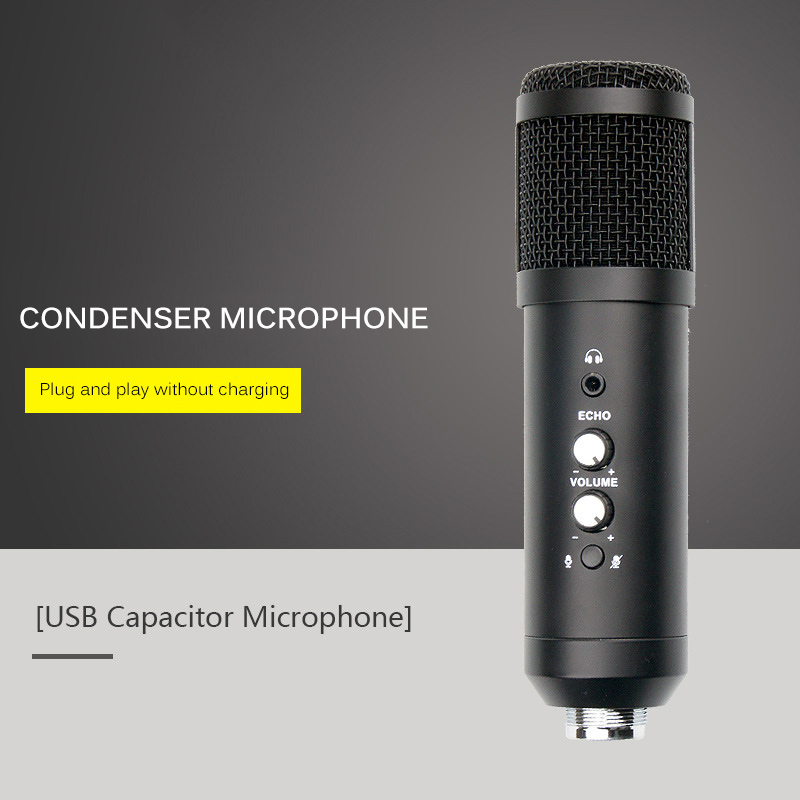 

USB Microphone PC condenser Microphone Vocals Recording for YouTube Video for Skype Chatting Game Podcast