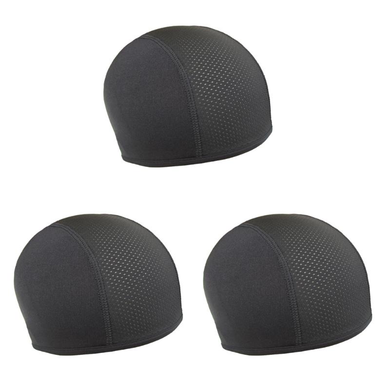 

Unisex Soft Sports Hat Elastic Quick Dry Bike Riding Helmet Motorcycle Skating Windproof Cycling Cap Bicycle, Black