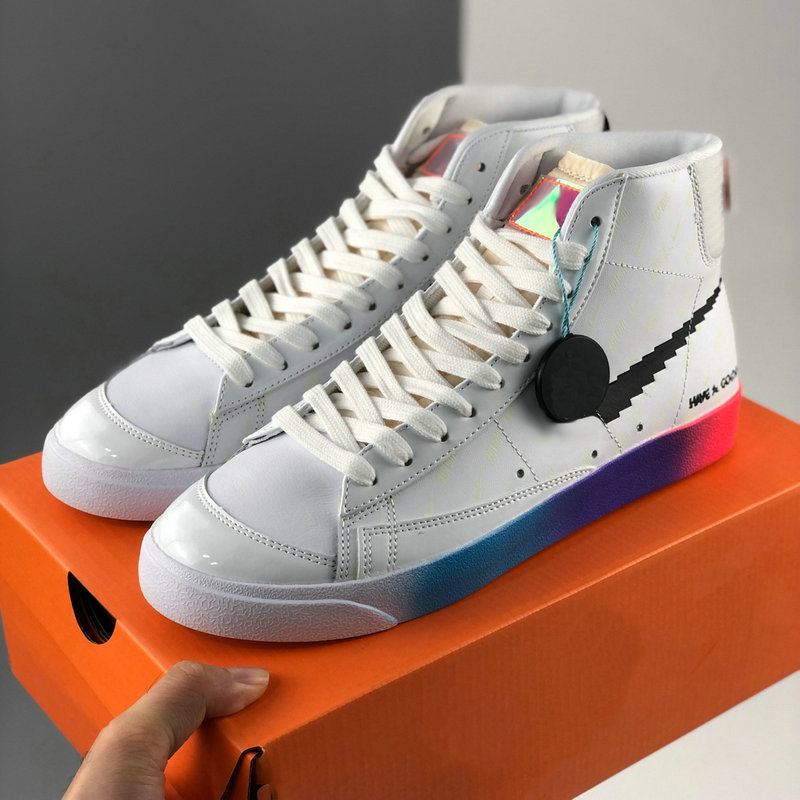

2020 New Blazer Mid 77 Vintage Have A Good Game Womens Mens Sports Running Shoes White Rainbow Skateboard Sneakers Casual des Chaussures, 01