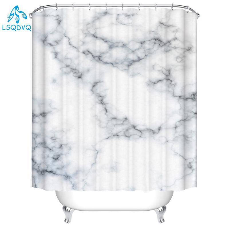

3d Floor Tile Shower Curtains Bathroom Curtain Set Frabic Waterproof Polyester Bath Curtain with Hooks