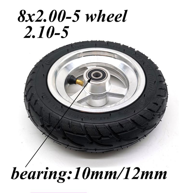 

8x2.00-5 Tubeless Tire Wheel Tyre 2.10-5 Wheel Hub for Kugoo C3 S3 S2 MINI Electric Scooter Modified Parts