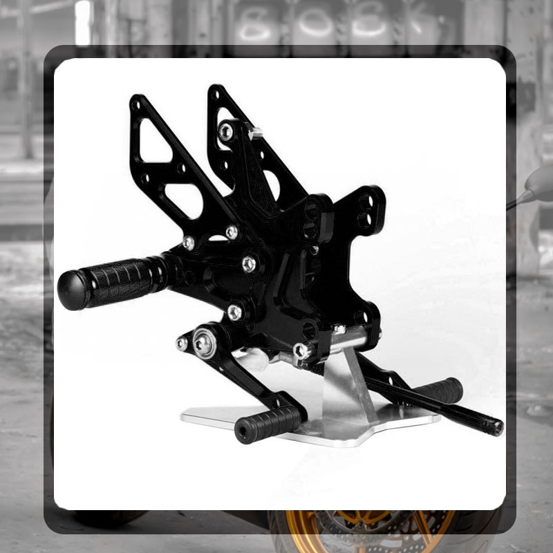 

For ZX-10R ZX10R ZX 10R 2011 2012 2013 2014 2020 Motorcycle CNC Footrest Rear Sets Adjustable Rearset Foot Pegs