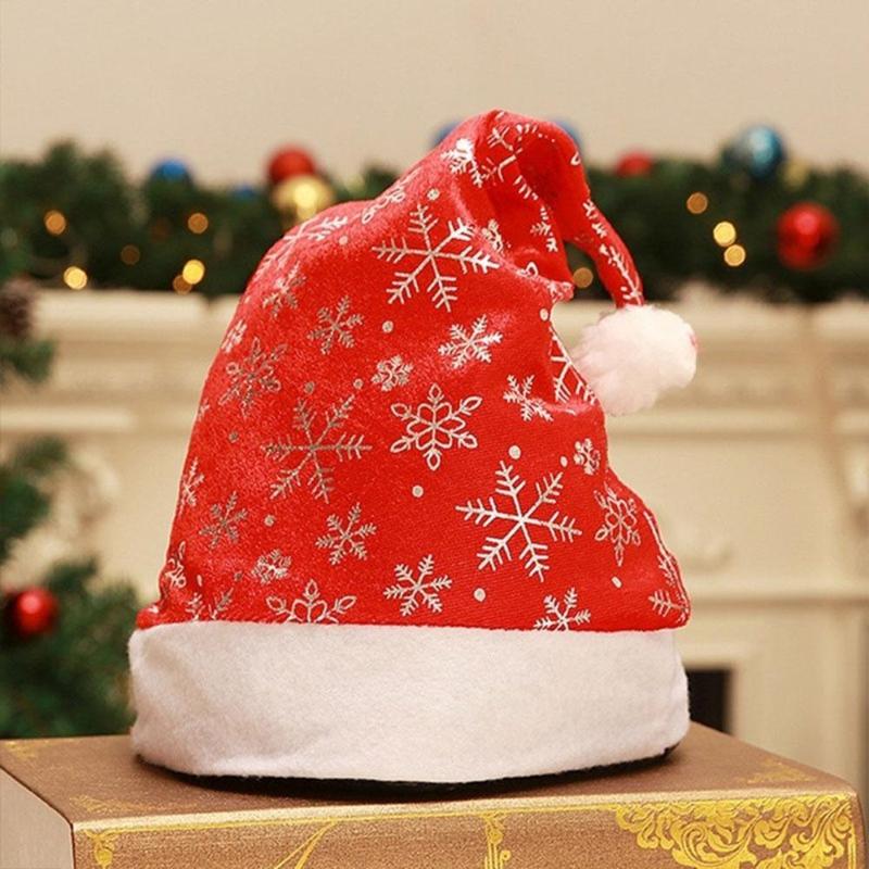 

Cloth Cosplay Ornament Xmas Hat Christmas Hat Fashionable Christmas Cap Gift