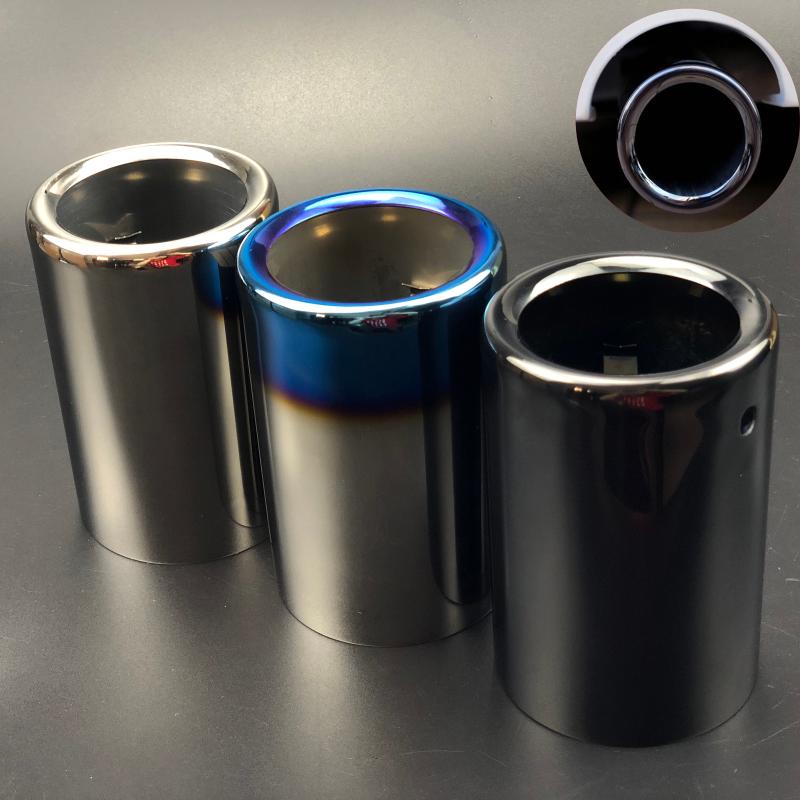 

1 Pair Titanium Black Tail Tip End Pipe Exhaust Rear Muffler For 2006 2007 2008 2009 2010 E90 E92 325 Kit Car Accessories