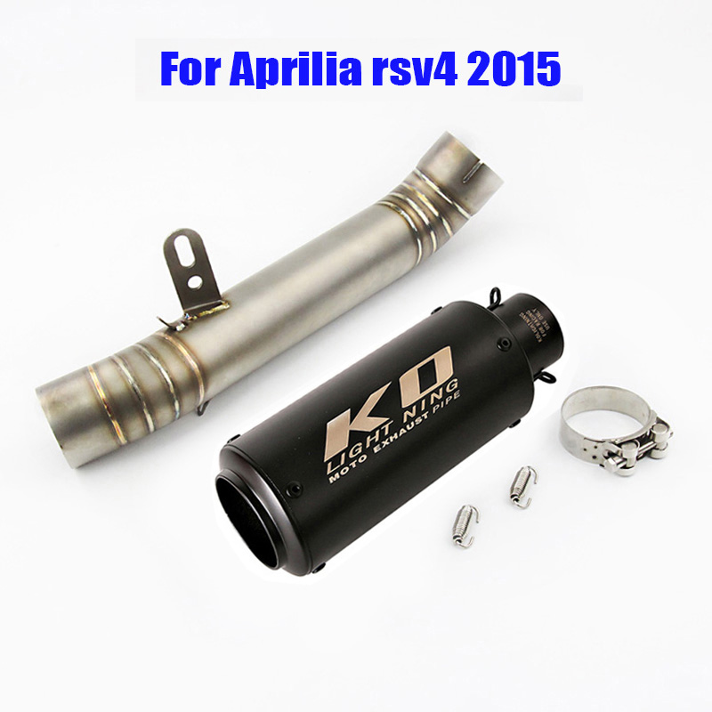 

Motorcycle Exhaust System Escape Muffler Pipe Middle Mid Link Pipe for Aprilia RSV4 2020