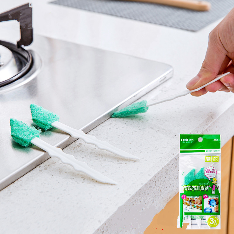 

1set Kitchen gas stove cleaning brush with handle window cleaner slot corner keyboard nook cranny dust removal Cleaning Tool