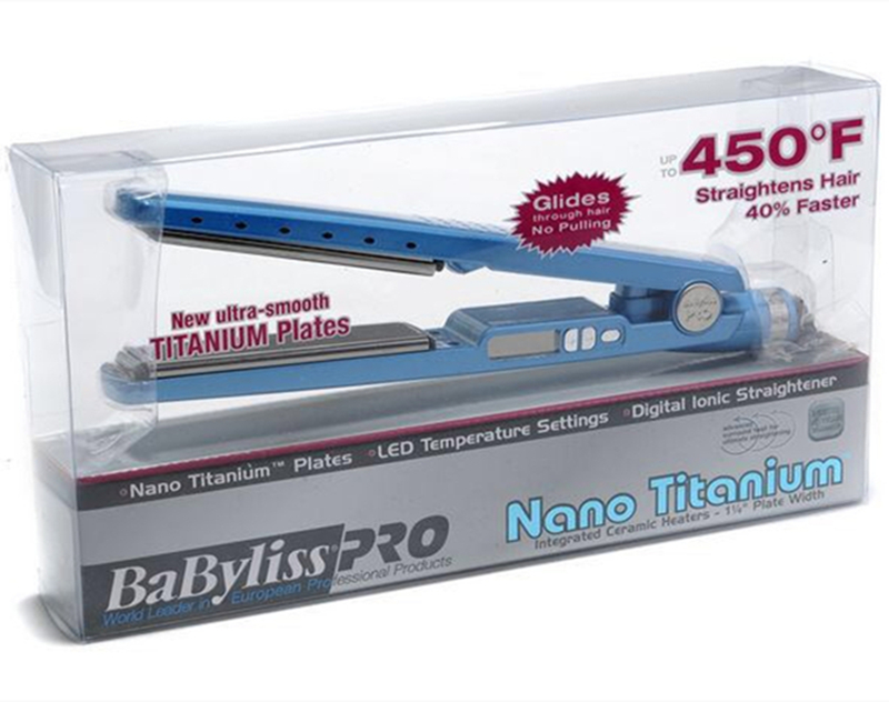 

In Stock!! Baby PRO 450F 1 1/4 Plate Titanium Hair Straightener Straightening Irons Flat Iron Hair Curler US/EU/UK/AU Plugs, Black