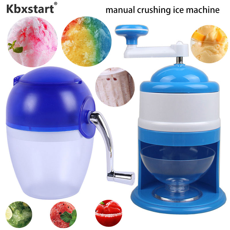 

Multifuction Ice Crusher Manual Fruit Salad Snow Cone Shaved Ice Machine Portable Home Maker DIY Smoothie Maker Mini Chopper