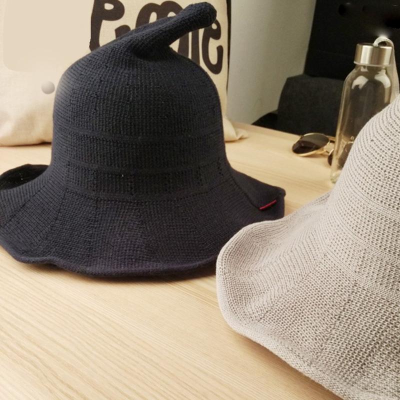 

Wizard hat against UV rays and reshapes the face Fold freely without deformation big brim hat design 1 pcs, Pink