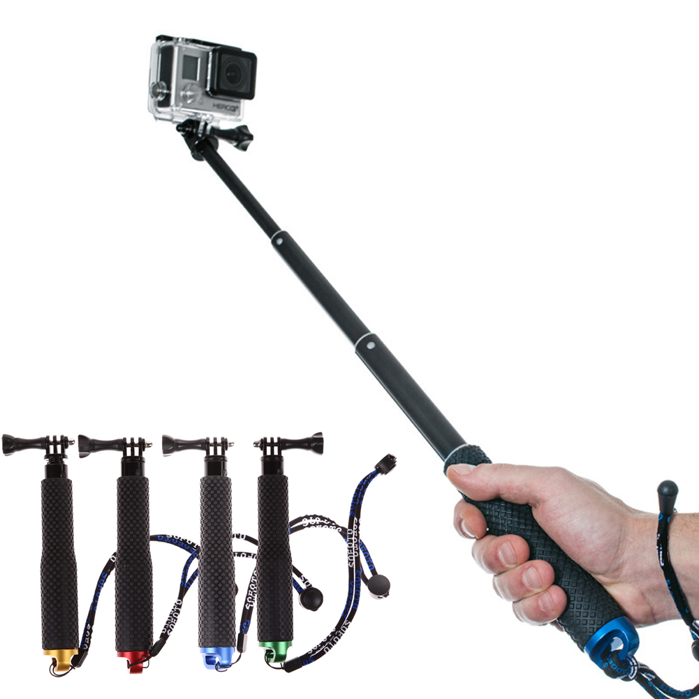 

Extendable for Go Pro Stick Handheld Palo Selfie Sticks Monopod for GoPro HERO 5 4 6 7 3+ 3 2 1 SJ4000 for Xiaomi Yi 36 inch 92cm