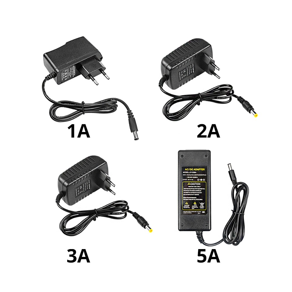 

Power Adapter Supply 110V-220V AC to DC 5V 12V 24V 1A 2A 3A 5A Lighting Transformers LED Driver Power Adapter Charger Strip Lamp