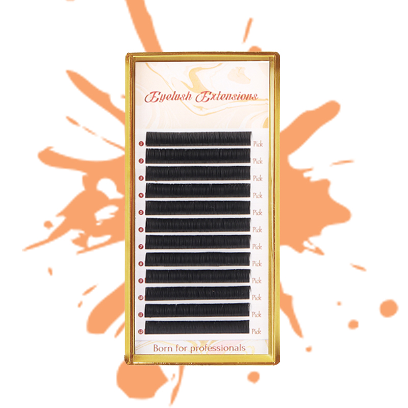 

Eyelash Extensions 12 Rows Soft and Natural Wholesale Mink Lashes Russian False Eyelash Korean PBT Makeup Tools