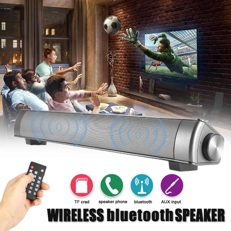 

NEW Wireless Speaker Soundbar Home Theater Sound bluetooth Speaker SPDIF Optical Aux Line Sound Bar For LEDTV