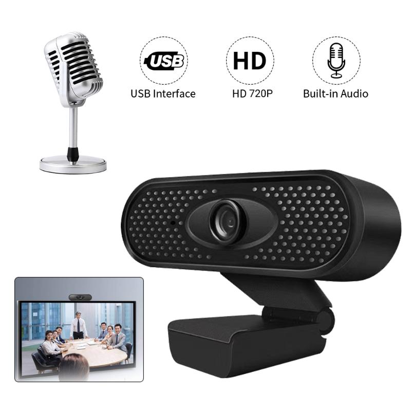

USB Web Camera 2MP Auto Focus Computer Camera Built-In Sound-absorbing Microphone Dynamic Resolution High-end Video Call