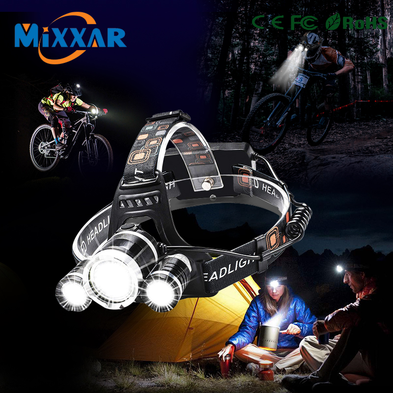 

Bike Lights T6 LED Cycling/bike Light 18650 Rechargeable Headlight/headlamp For A Waterproof Bicycle Headlight/headtorch Battery
