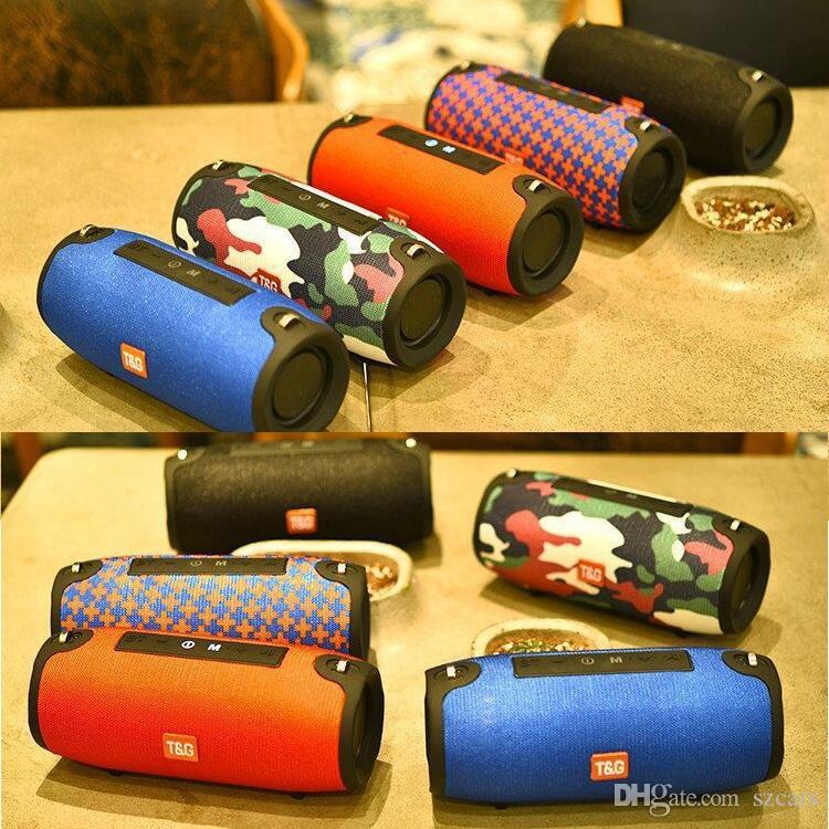 

TG125 Bluetooth Speaker Charge Protable Wireless Speakers With Lanyard Waterproof Big Super Bass Subwoofers HIFI Music Player TF