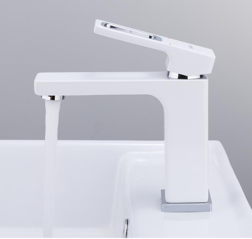 

basin faucets basin mixer sink faucet bathroom water mixer white brass faucets water faucet deck mount torneira