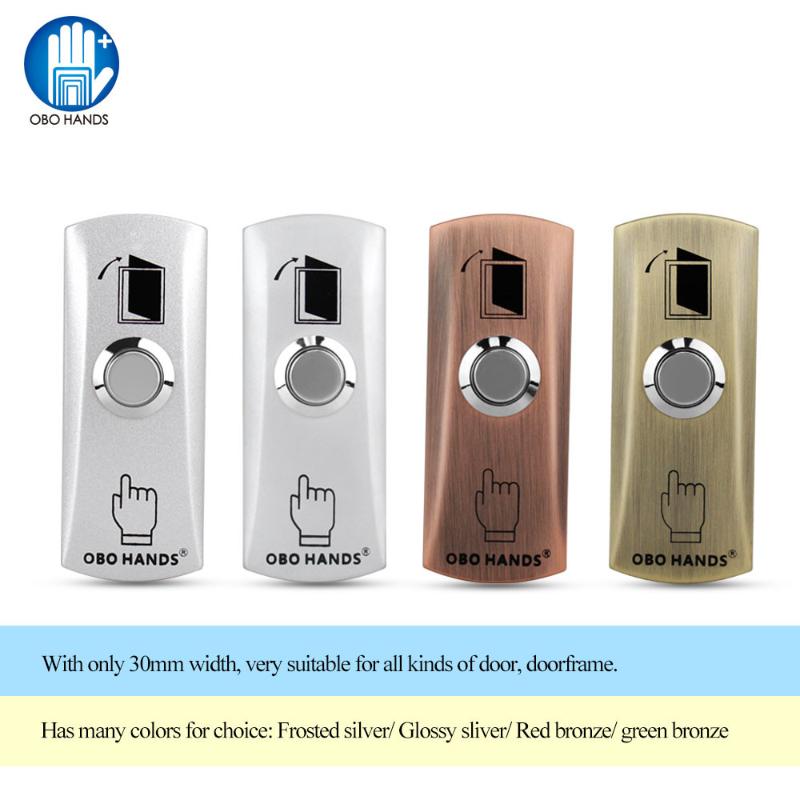 

OBO HANDS metal waterproof door switch door exit button for access control system is equipped with four colors used to open