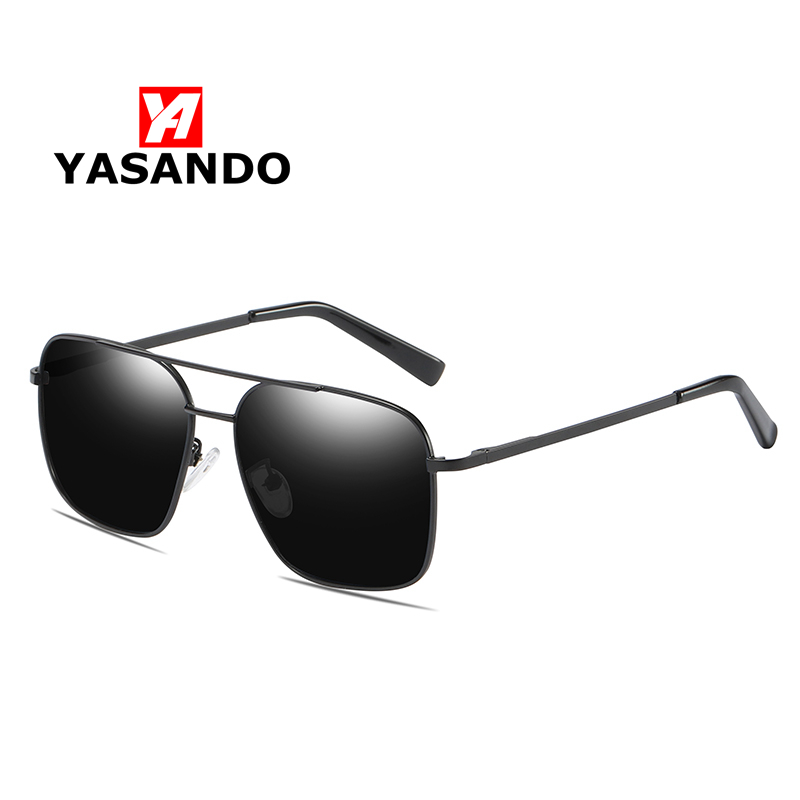 

YASANDO 2020 Polarized Sunglasses for Men Alloy Frame Mirror Lens Outdoor Driving Glasses UV400 Male Eyewear GS6053