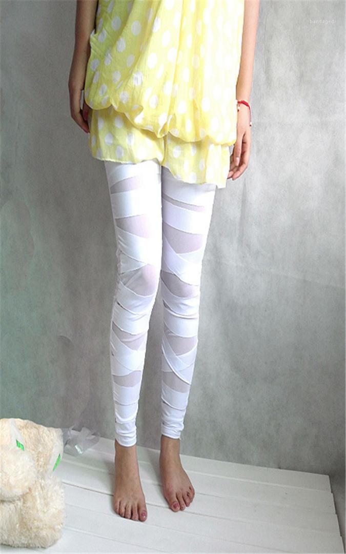 sheer white leggings