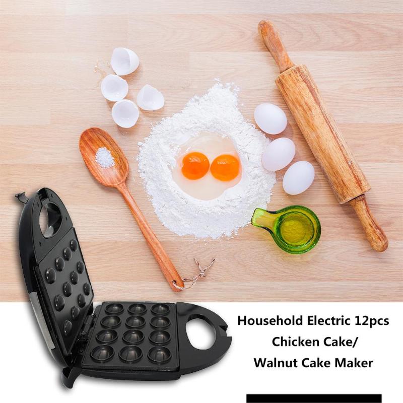 

Household Electric Walnut Cake Maker bread Breakfast Machine bread Iron Toaster Baking Breakfast Oven UK Plug