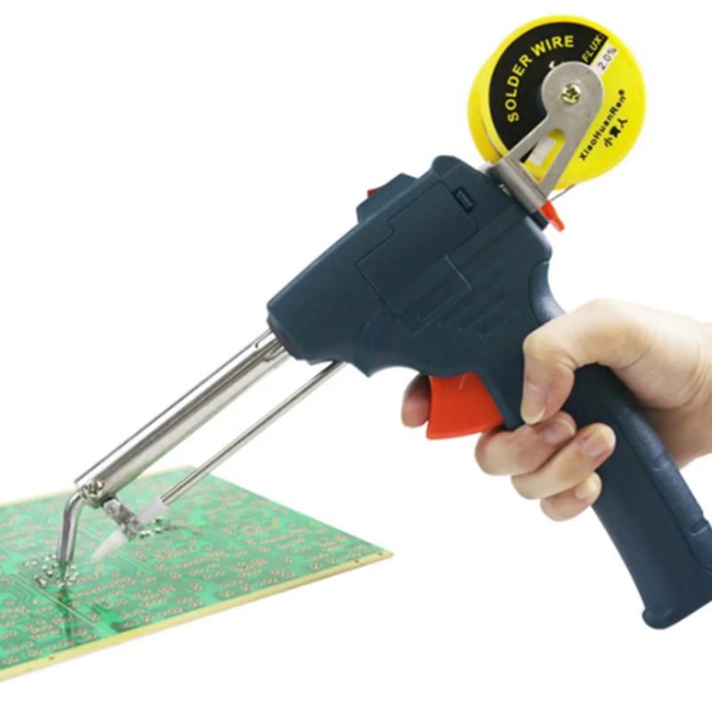

110/220V 60W Soldering Tin Gun Suction Tin Device Electric Welding Gun Tool Send Soldering Iron Solder Tool US/EU Plug