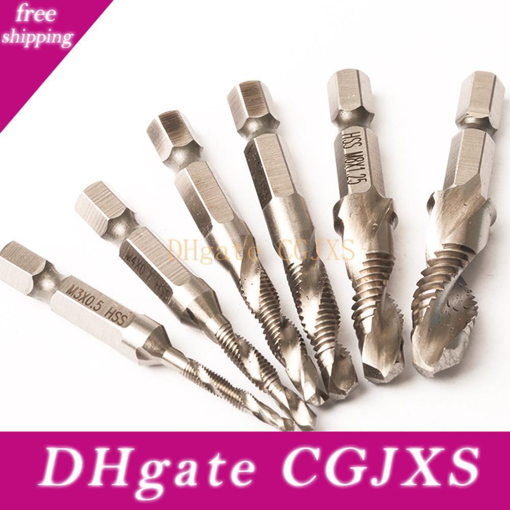Hand Tap Drill Bits HSS 4341 Screw Spiral Point Thread M3 M4 M5 M6 M8 M10 Metalworking Hex Shank Machine Taps Kit Metric Plug professional Color : M3