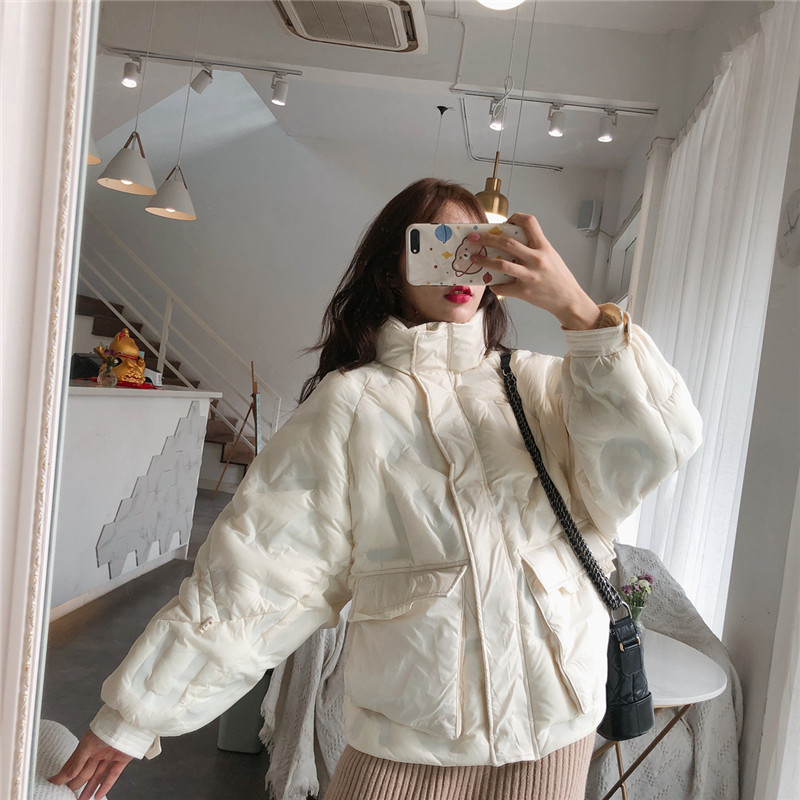 

Winter Women down jacket Slim Warm short Parka 2020 new loose fashion small little fragrance jacket M117, Black