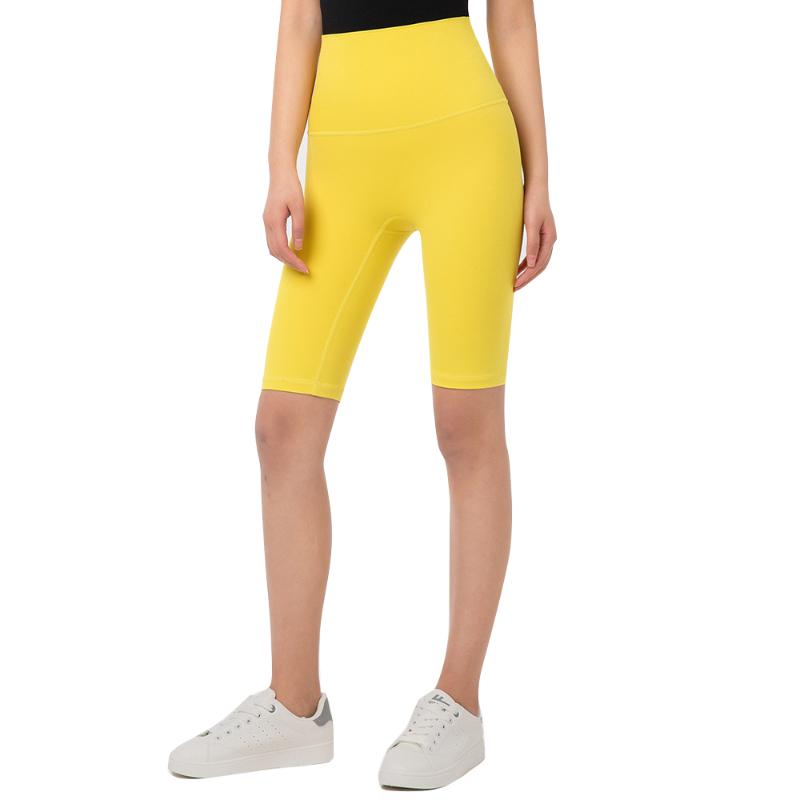

Sport Woman Pants Push Up High Waist Leggings For Fitness Nylon Solid Stretch Cozy Yoga Tights Jogging Femme Gym Leggings Female, Yellow