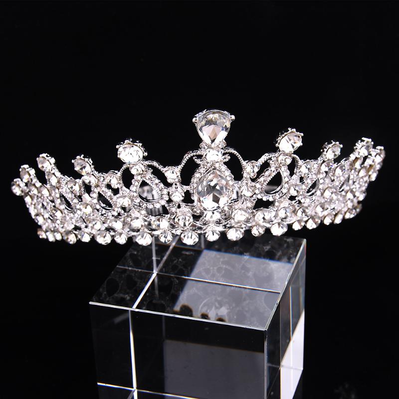 

Wedding Hair Accessories Bride Crown Wedding Bridal Tiaras Diamond Crystal Headband Tiara And Crown For Women Party Crowns HG89