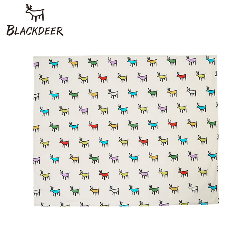 

BLACKDEER Outdoor Camping High Quality Deer Travel Fawn Pattern Tablecloth Cotton Polyester Tablecloth Picnic Home Use