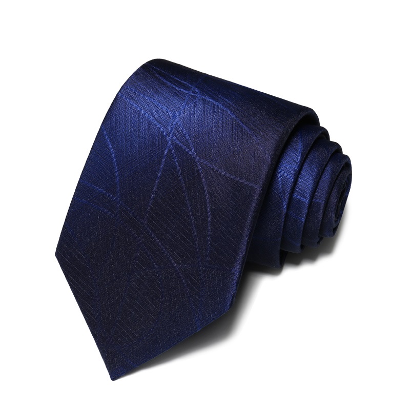 

High Quality 2020 Designer New Fashion Dark Blue Gradient Pattern 8cm Ties for Men Necktie Business Formal Suit with Gift Box